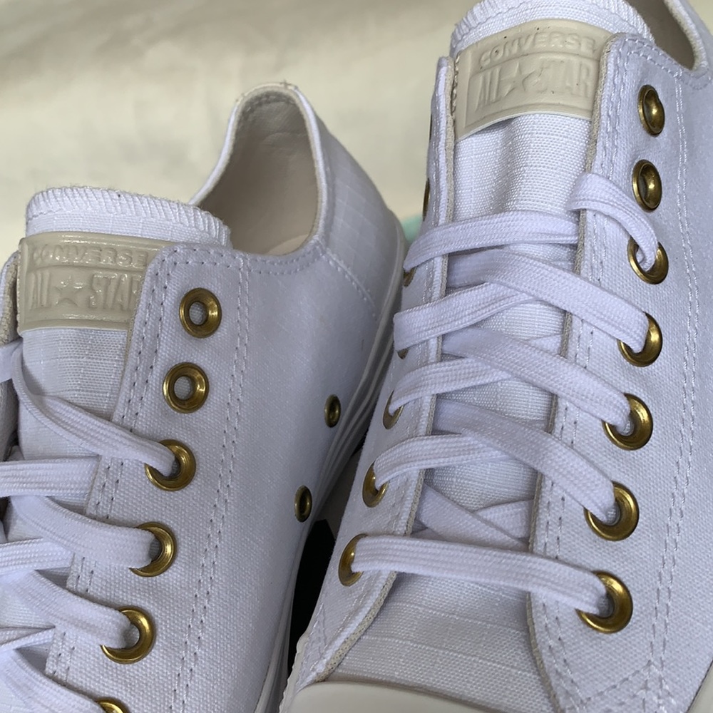 CONVERSE CTAS OX WHITE/PALE PUTTY/WHITE WMNS - Picture 9 of 14